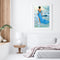 Oil Paint By Numbers Elegant Women Back Frameless Picture Craft Kit for Home