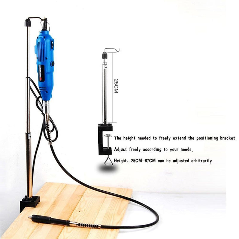 with Clamp Stand Rotary Grinder Rack Grinding Fittings Holder Mini Drill Hanger
