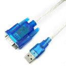 USB to RS232 Serial Port DB9 9 Pin Male COM Port Converter J6H8 Adapter U5X1