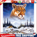 5D DIY Full Drill Diamond Painting Snow Mountain Tiger Cross Stitch Mosaic