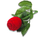 Valentine's Day Artificial Rose Flower Engagement Ring Gift n Desig Box D3L9