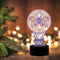DIY Diamond Painting LED Light Fantasy Butterfly Night Lamp Needlework Decor