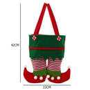 Christmas Elf Candy Bags Velvet Santa Claus Bags Festival Party Decor (B)