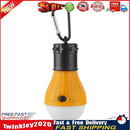 3LED Tent Hanging Lamp 3 Modes SOS Emergency Carabiner Bulb Light(Yellow) Newly