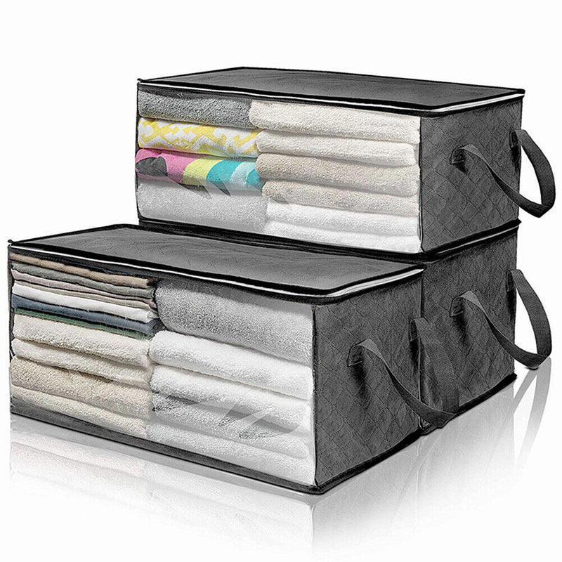 Non-woven Clothes Quilt Storage Bag Folding Blanket Sweater Organizer Box Newly