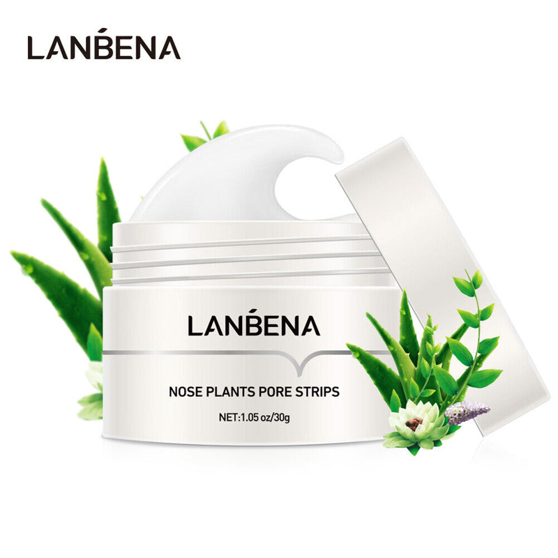 LANBENA 60pcs Blackhead Remover Nose Peeling Masks Pore Cleansing Skin Care