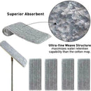 Flat Mop Replace Cloth Microfiber Fabric Reusable Hand-washing M0T6 Mop V3J9