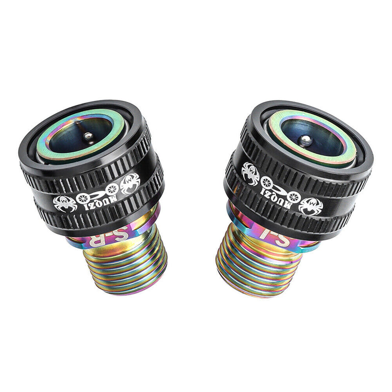 MUQZI MTB Bicycle Pedal Extension Quick Release Pedal Adapters (Multicolor)