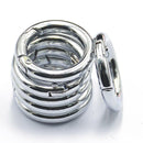 5pcs Mini Circle Round Carabiner Spring Snap Clip Hook B5B6 D6T4