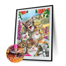 5D Diamond Painting DIY Lovely Cats Pictures Kit Full Drill Art Craft Home Decor