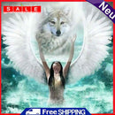 Diamond Painting Kits Full Round Angel Wolf DIY Wall Pictures Room Home Decor