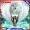 Diamond Painting Kits Full Round Angel Wolf DIY Wall Pictures Room Home Decor