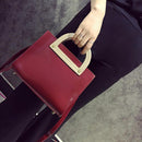 2pcs Women Crossbody Handbag PU Tote Shoulder Composite Bags Set(Red)