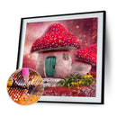 5D DIY Full Drill Diamond Painting Mushroom Cross Stitch Embroidery Kit Newly