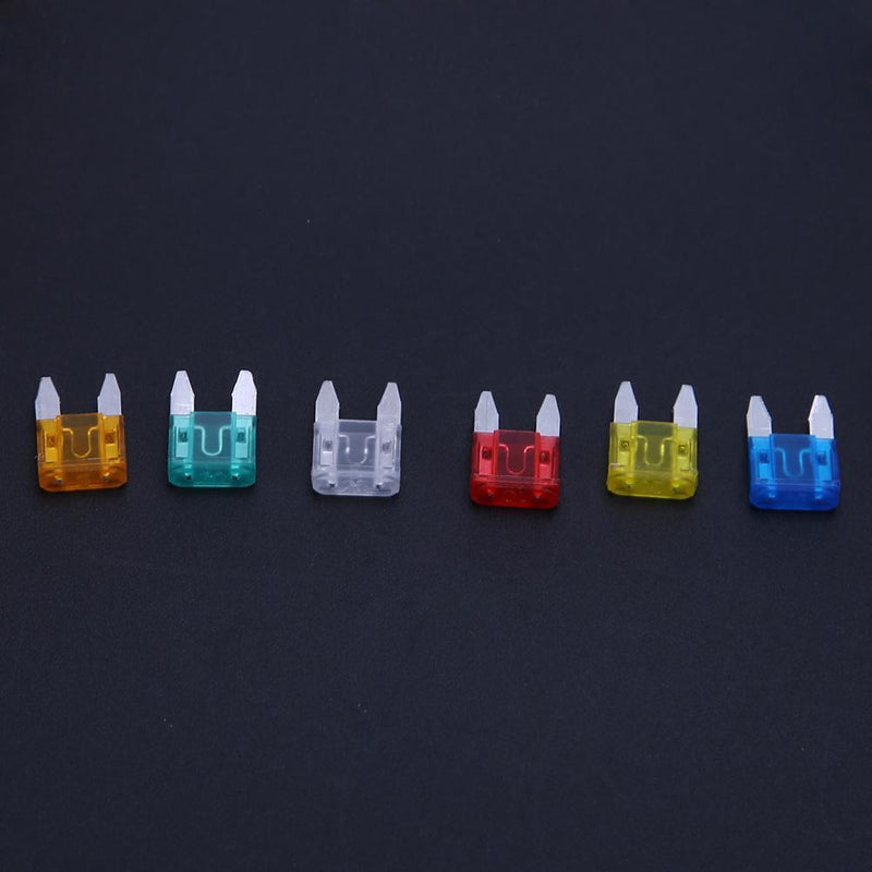 60pcs Auto Car Truck Mini Fuse Blade 5A 10A 15A 20A 25A 30A Mixed Set Kit Newly