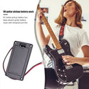9V Guitar Pickup Battery Box Battery Holder Case Cover with Cable Contacts Parts