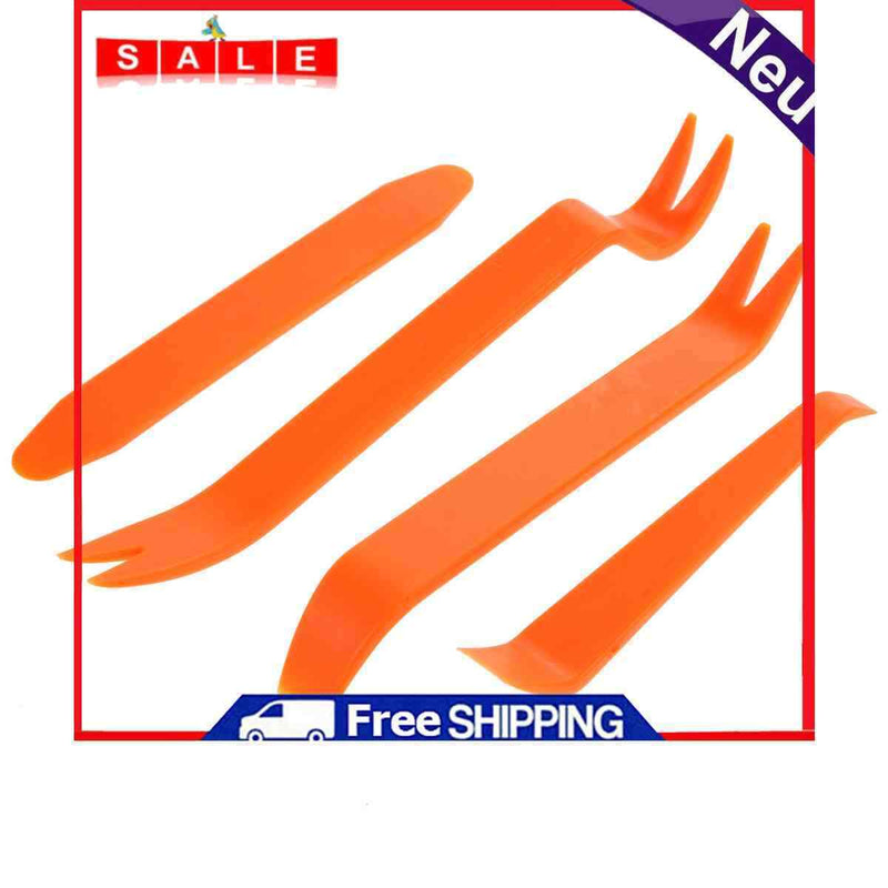 4pcs/Set Professional Vehicle Dash Trim Tool Car Door Panel Audio Disassemble Delete