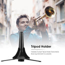 Foldable Trumpet Tripod Holder Stand Brass Leg Instrument Accessory(Black) Newly