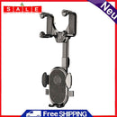 Car Phone Holder Phone Holder Rearview Mirror Stand One Button Lock For Tele
