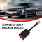 Unviersal Car Front Safety Seat Belt Seatbelt Buckle Socket Plug Connector Newly