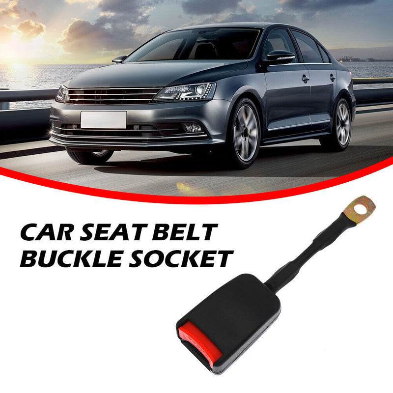 Unviersal Car Front Safety Seat Belt Seatbelt Buckle Socket Plug Connector Newly