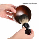 Wooden Beard Foam Bowl Corrosion Resistant Rich Soap Bowl for Men Shaving Newly