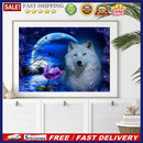 Rose and Wolf Diamond Painting Kits Full Square Drill 40x30cm (ZQF8896)
