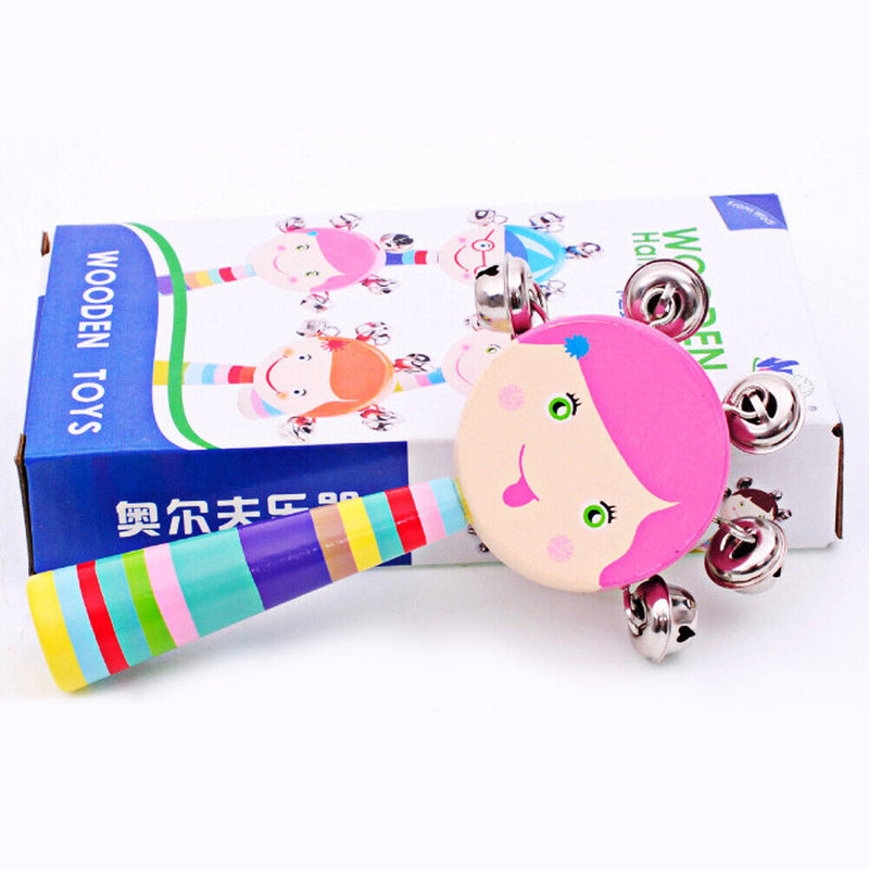 Baby Kids Infant Handbells Cartoon Early Education Developmental Toys