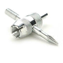 4Way Car Tyre Valve Repair Tool & 4 Pcs Tire Stem Core Installers Nice S6E9