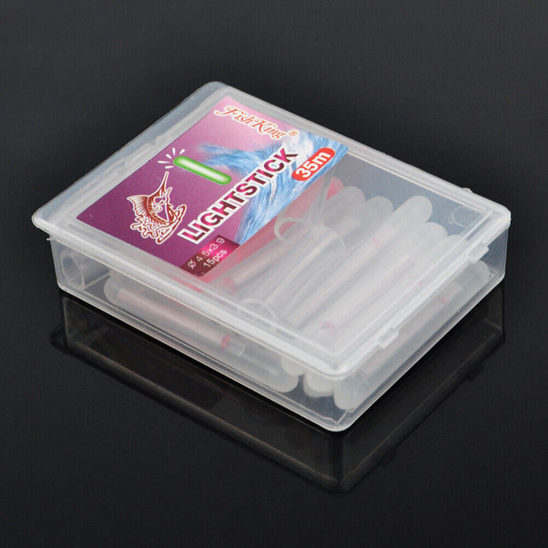 15pcs Fishing Float Fluorescent Light Stick Luminous Night Float Rod Lights