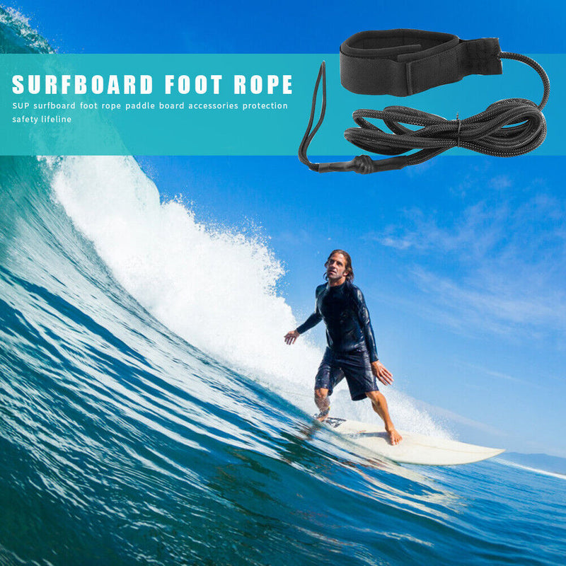 Surfboard Leash Foot Rope Stand Up Paddle Board Protection Leg Ankle Strap Newly
