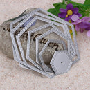 Hexagon spiral Die Cuts Metal Cutting Dies In Scrapbooking Embossing Newly