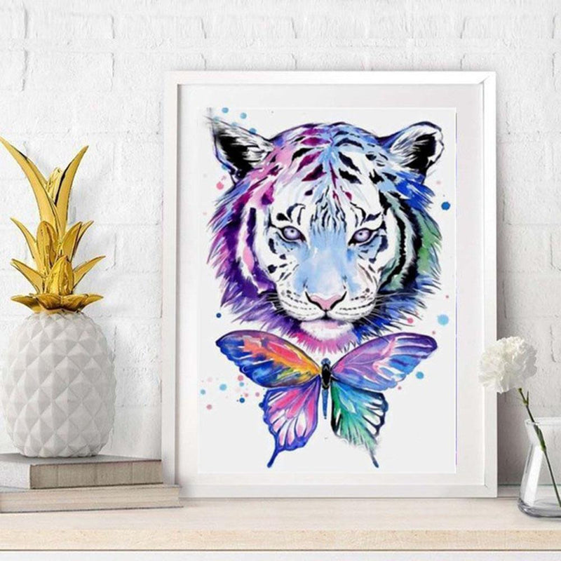 Tiger 5D Diamond Painting DIY Cross Stitch Handmade Embroidery Home Decor
