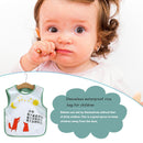 Baby Apron Feeding Burp Cloths for Newborn Baby Waterproof Anti-dirty Bib