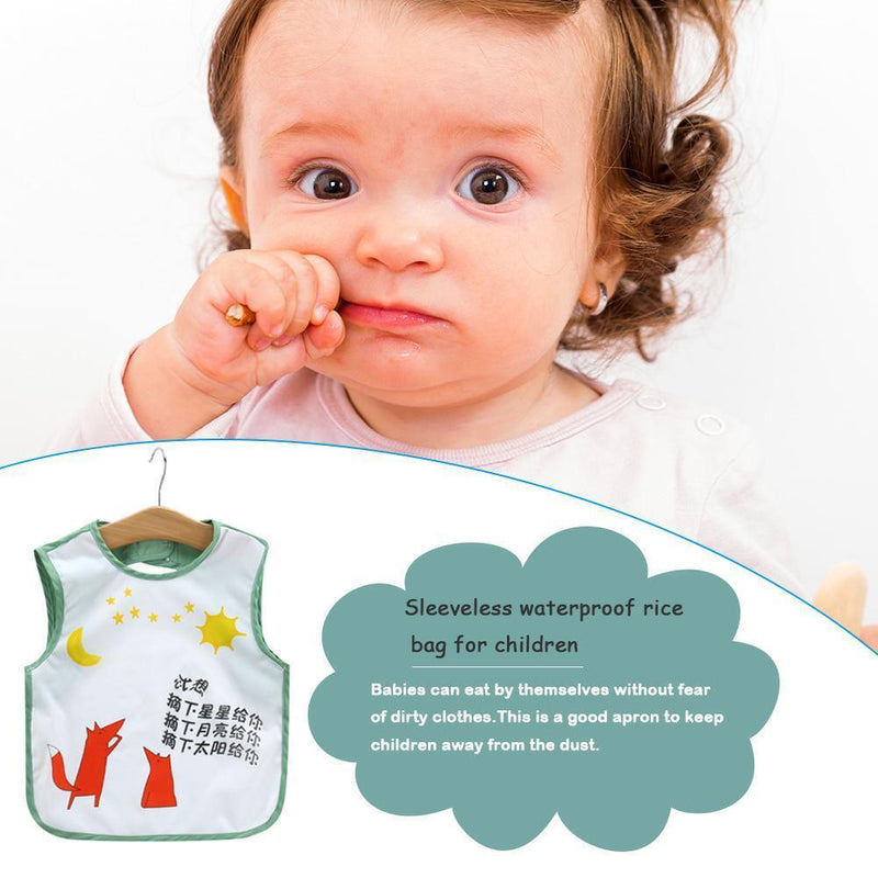Baby Apron Feeding Burp Cloths for Newborn Baby Waterproof Anti-dirty Bib