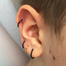 Segment Titanium Steel Lip Ring Piercing Septum Ear Helix Tragus Nose Hoop