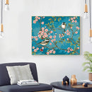Full Embroidery Bird Flower 3-Beach 11CT Printed Cross Stitch Cotton DIY Kit