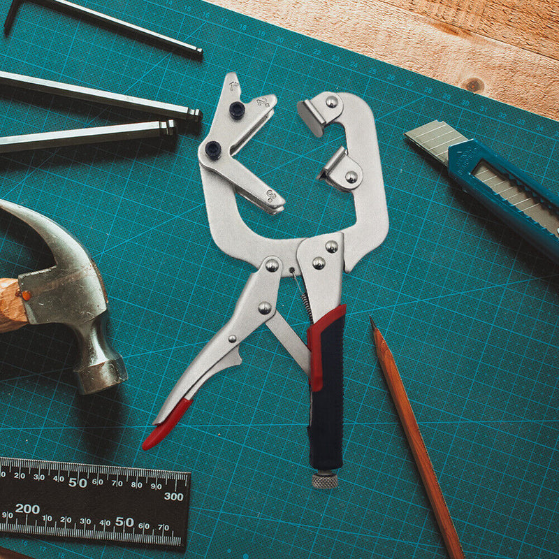 Woodworking pliers carpenter tool angle locking C-clamp welding pipe