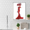 DIY Formal Dress Lady Part Special Shape Diamond Painting Kit (YX033 Red) Newly