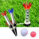 Golf Tees Tack Plastic Golf Training Magnetic Step Holder Down Golf Ball R E6B4