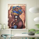 5D DIY Special Shaped Diamond Painting Woman Embroidery Kits Living Room Decor