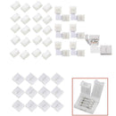 LED Light Strip Connectors Set For SMD 5050 Multicolor 12V-24V LED Strip X7I2