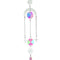 #A Diamond Wind Chime Crystal Prism Colorful Wind Chime Rotating for Car Window