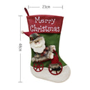 Christmas Stocking Xmas Tree ?Decorative Sock Candy Bag Gift Pouch (Green)