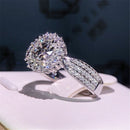 Big Diamond Ring Engagement Rings White Stone Ring Diamond Ring for Women