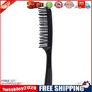 Hairdressing Straight Curly Detangler Hair Combs Salon Hair Styling (Black)