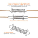 5pcs Stainless Steel Wind Rope Buckle Spring Awning Hook Buckles for Camping