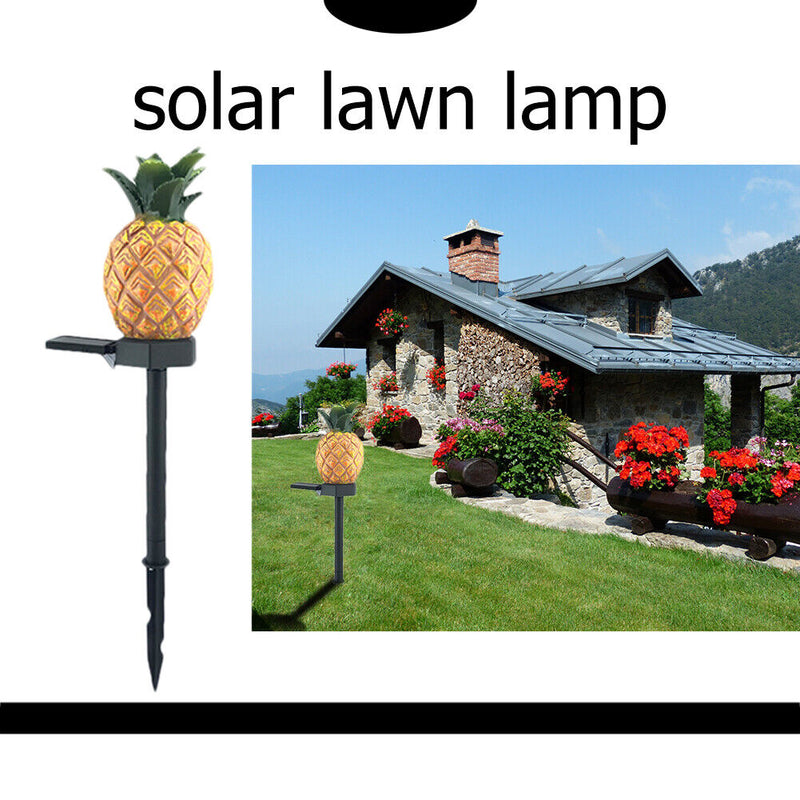 LED Solar Lamp Pineapple Waterproof Garden Outdoor Light Sensor Control Lamp