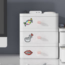 1 Set Mosaic Fridge Stickers Round Diamond Painting Stickers Craft Cup Decals