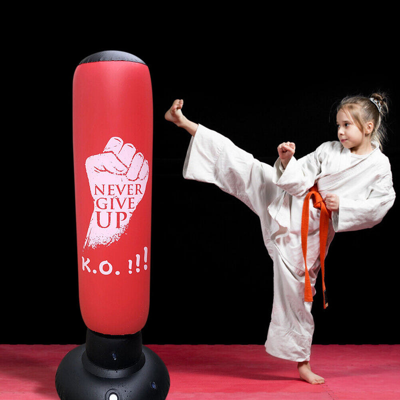 Inflatable Punch Fight Boxing Bag Tumbler Child Practice Boxing Column Sandbags